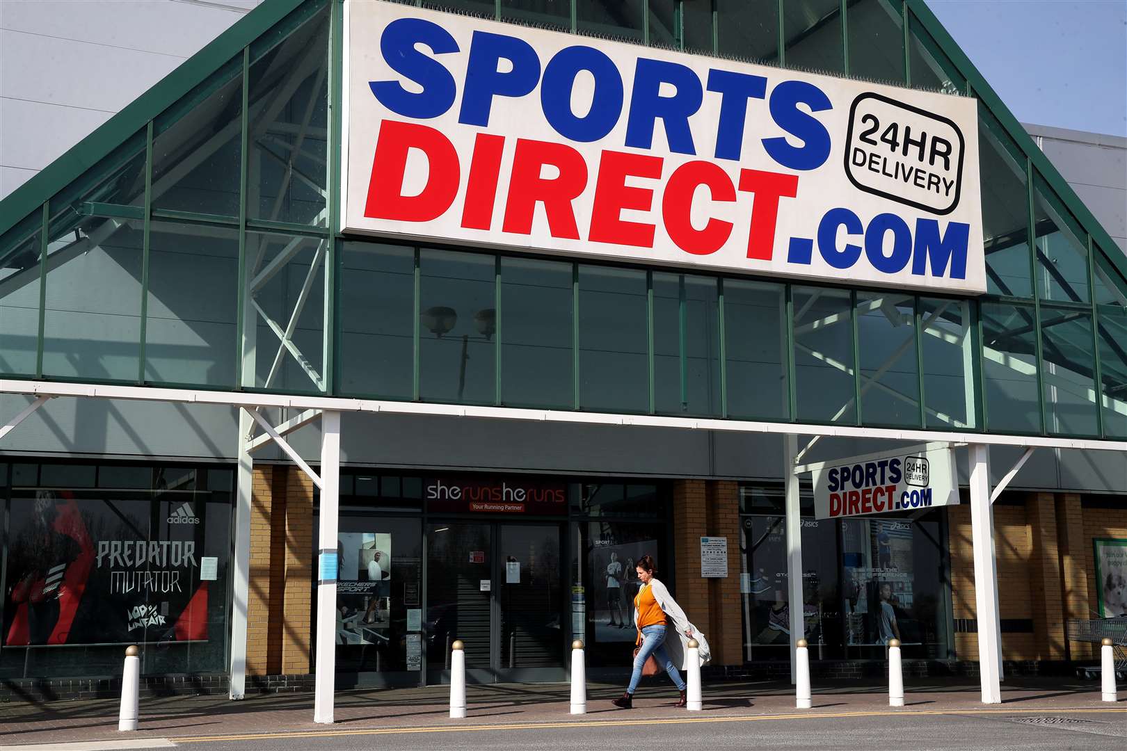 Sports Direct stores are currently closed (PA)