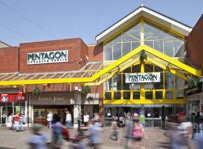 Man dies after 'jumping' from car park at Pentagon Shopping Centre in ...