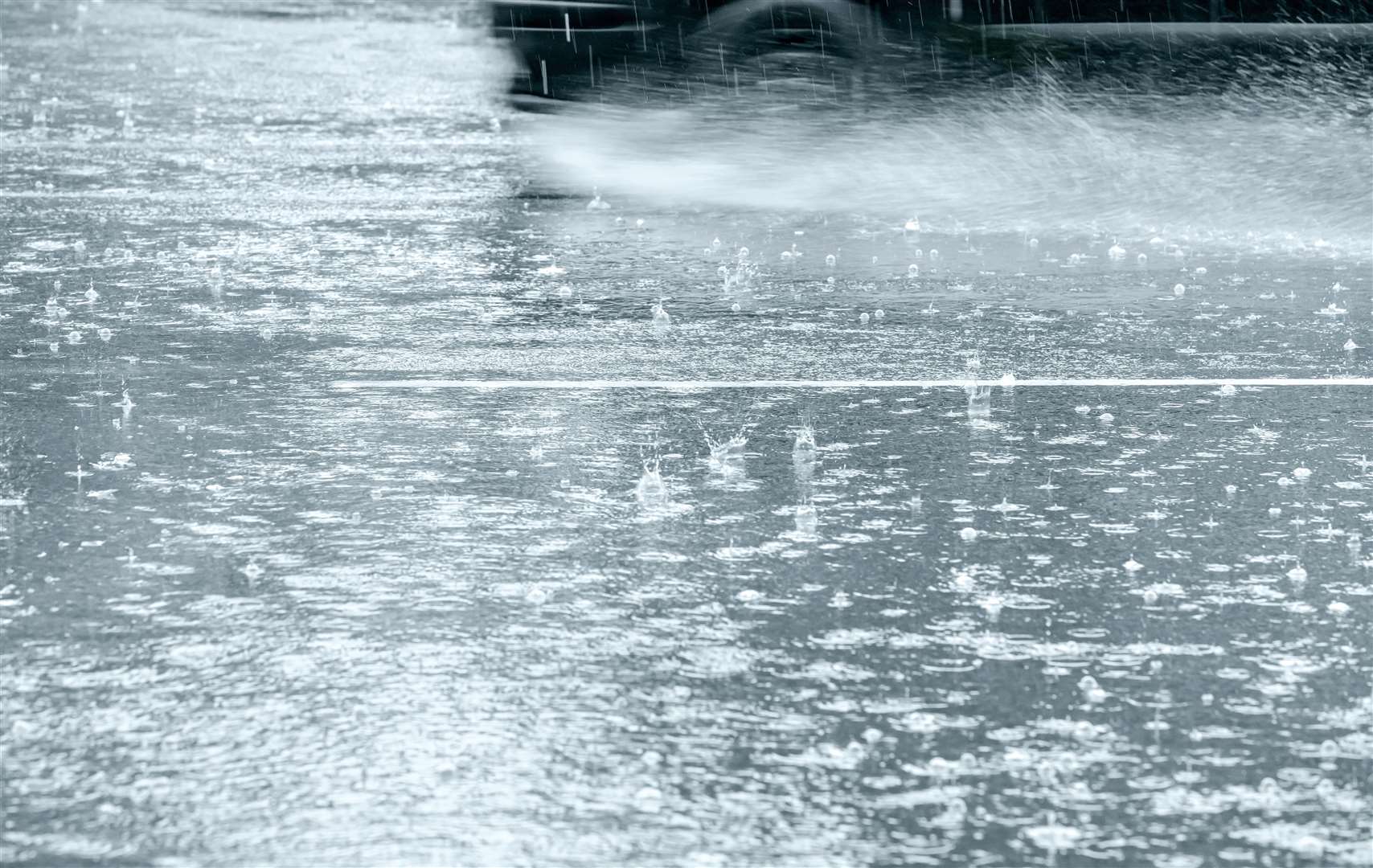 Heavy rainfall is expected to cause flooding this morning Picture: Andrei Kuzniatsou