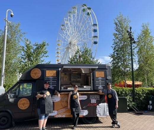 Mr Randall says he always wanted to own a food truck. Picture: Keaton Randall