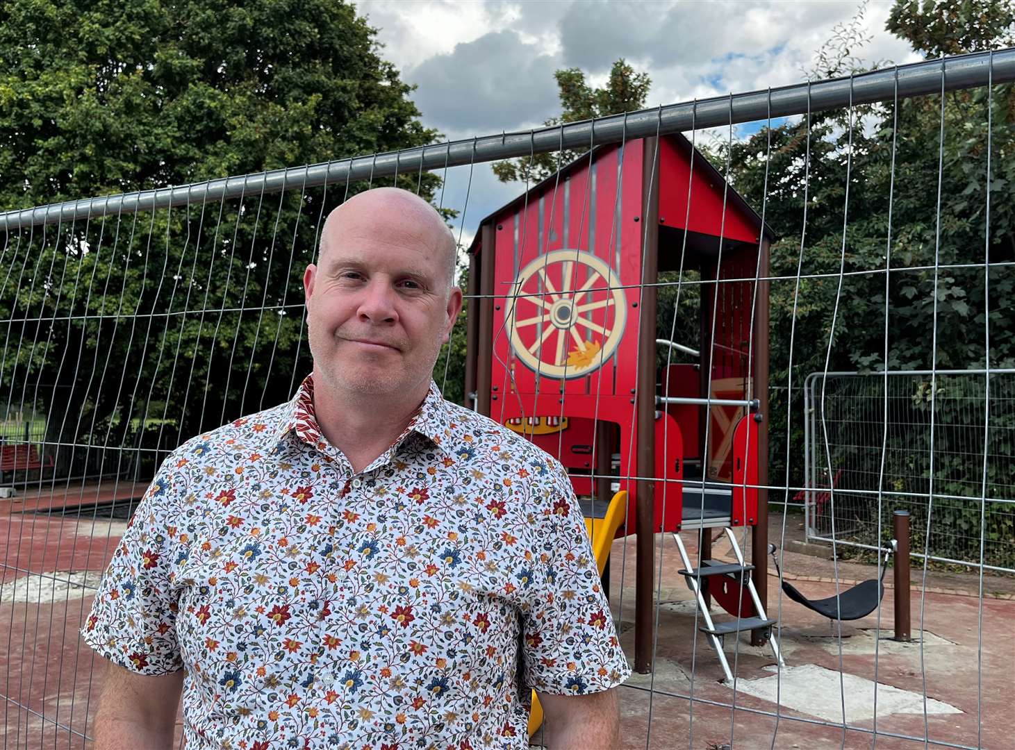 West Hill Neighbourhood Watch co-ordinator Garry Turner