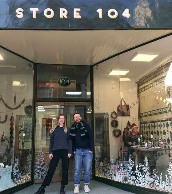 Family business - Libby and Patrick run Store 104 opposite