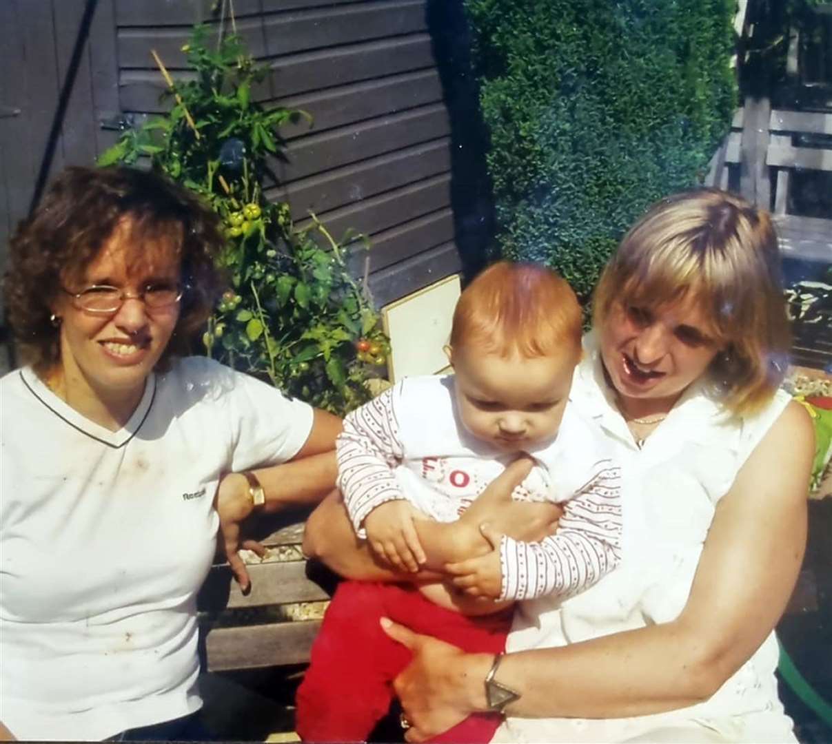 Elizabeth Taylor with her sister Heather Gartside. They are two of four sisters diagnosed with Neuroferritinopathy (LifeArc/PA)