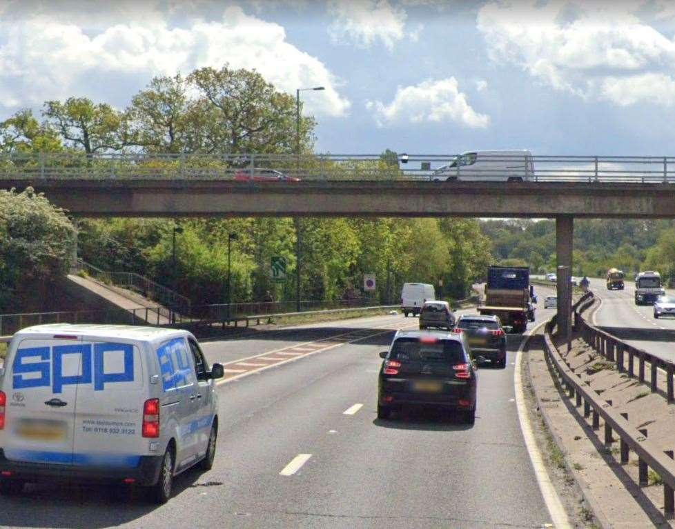 Police were called to the A2 near Bexley earlier today. Photo: Google