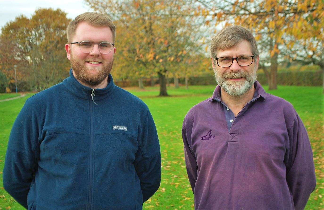 George Hines, left, and Cllr Mark Hood