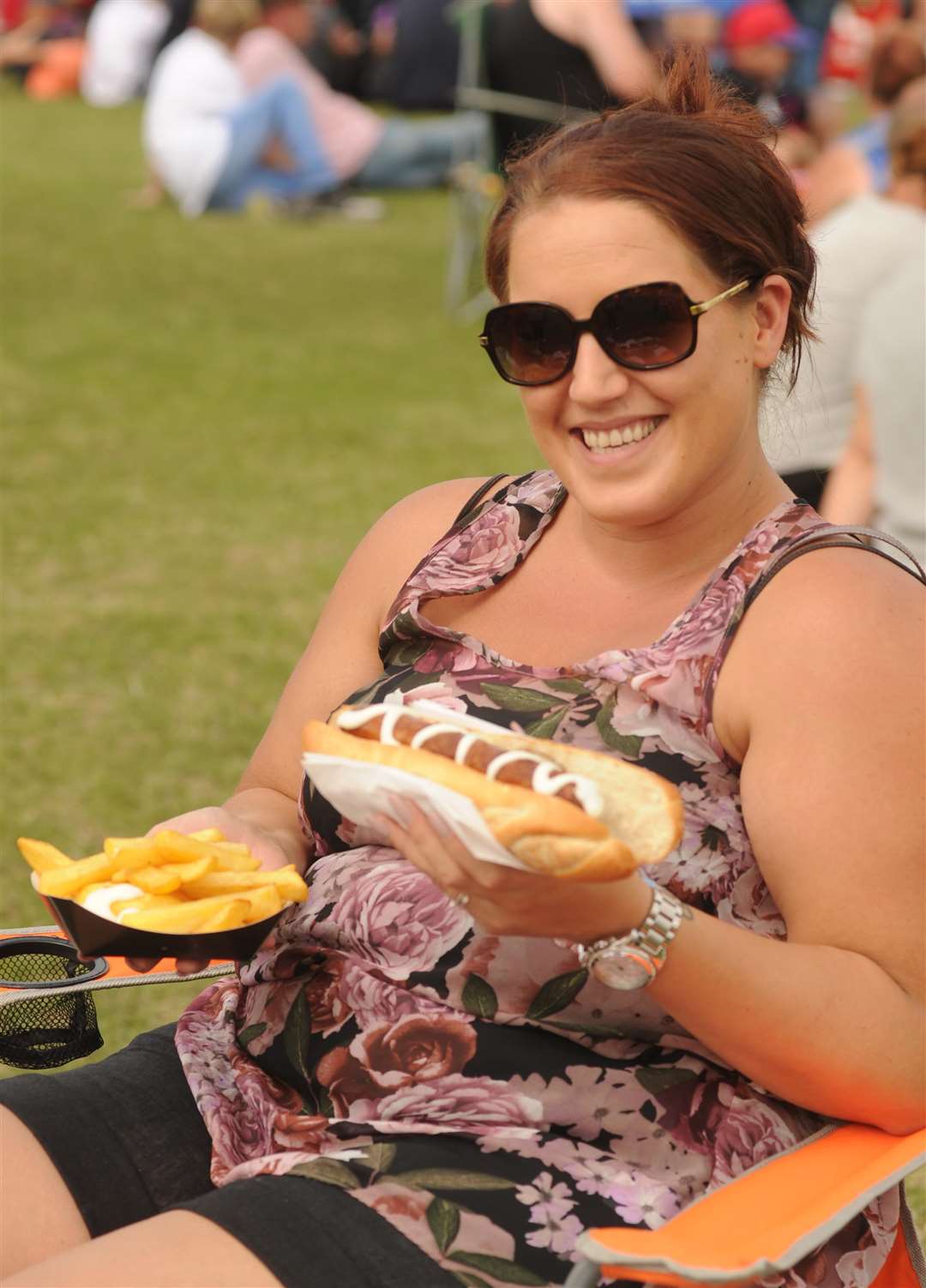 Family fun and free entertainment in Central Park. Victoria Huggins at last year's event.Picture: Steve Crispe