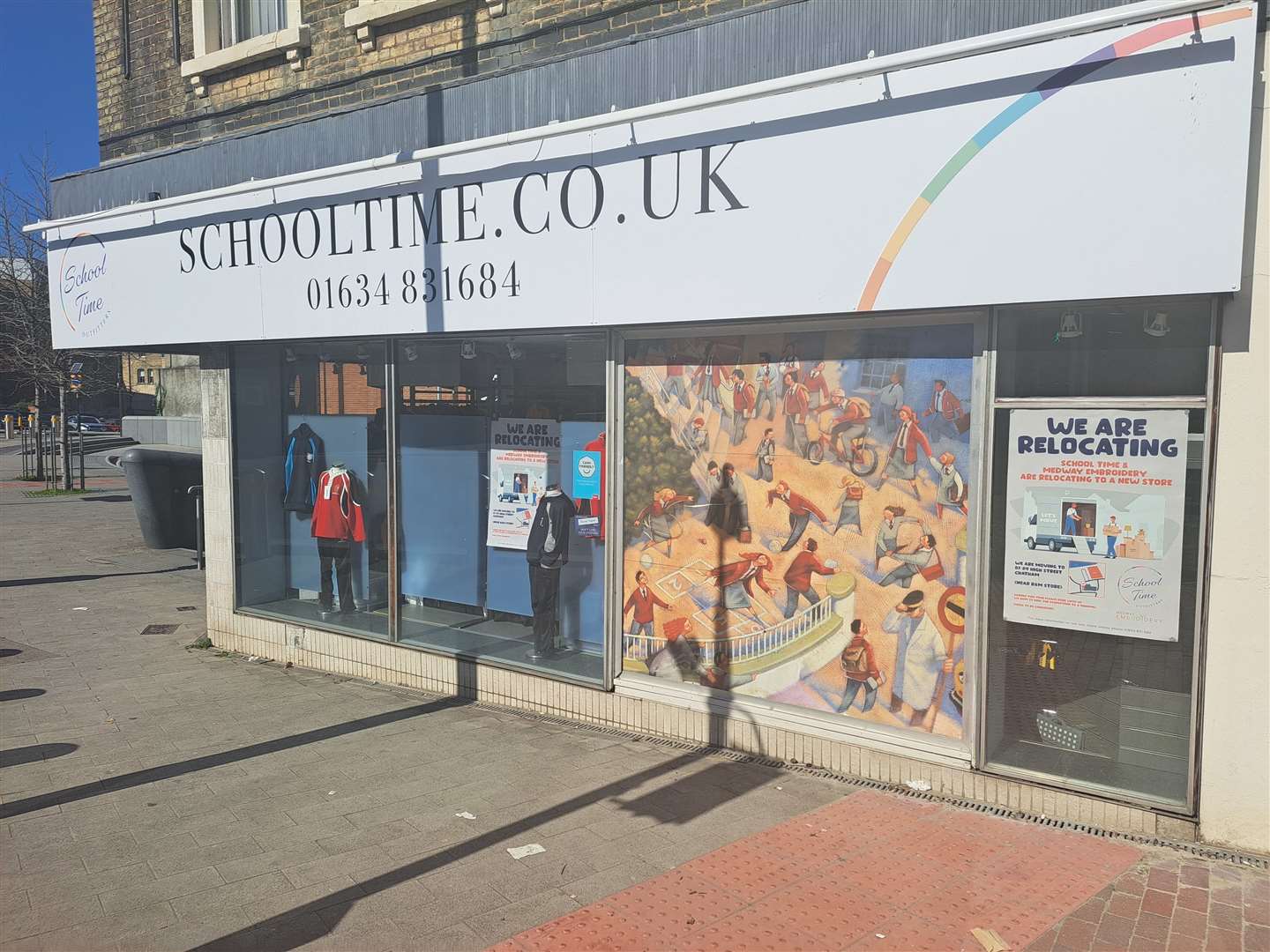 The existing School Time shop in Railway Street Chatham