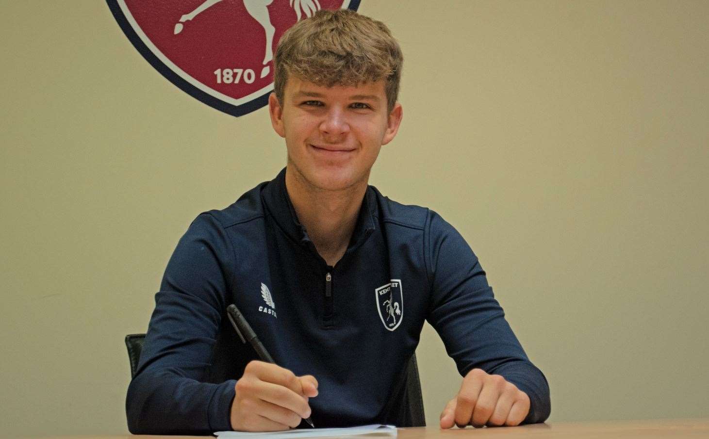 Jaydn Denly – has signed his first senior contract with Kent. Picture: Kent Cricket