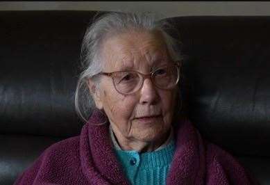 89-year-old Sheila Waghorn, from Gillingham, is worried about the winter months