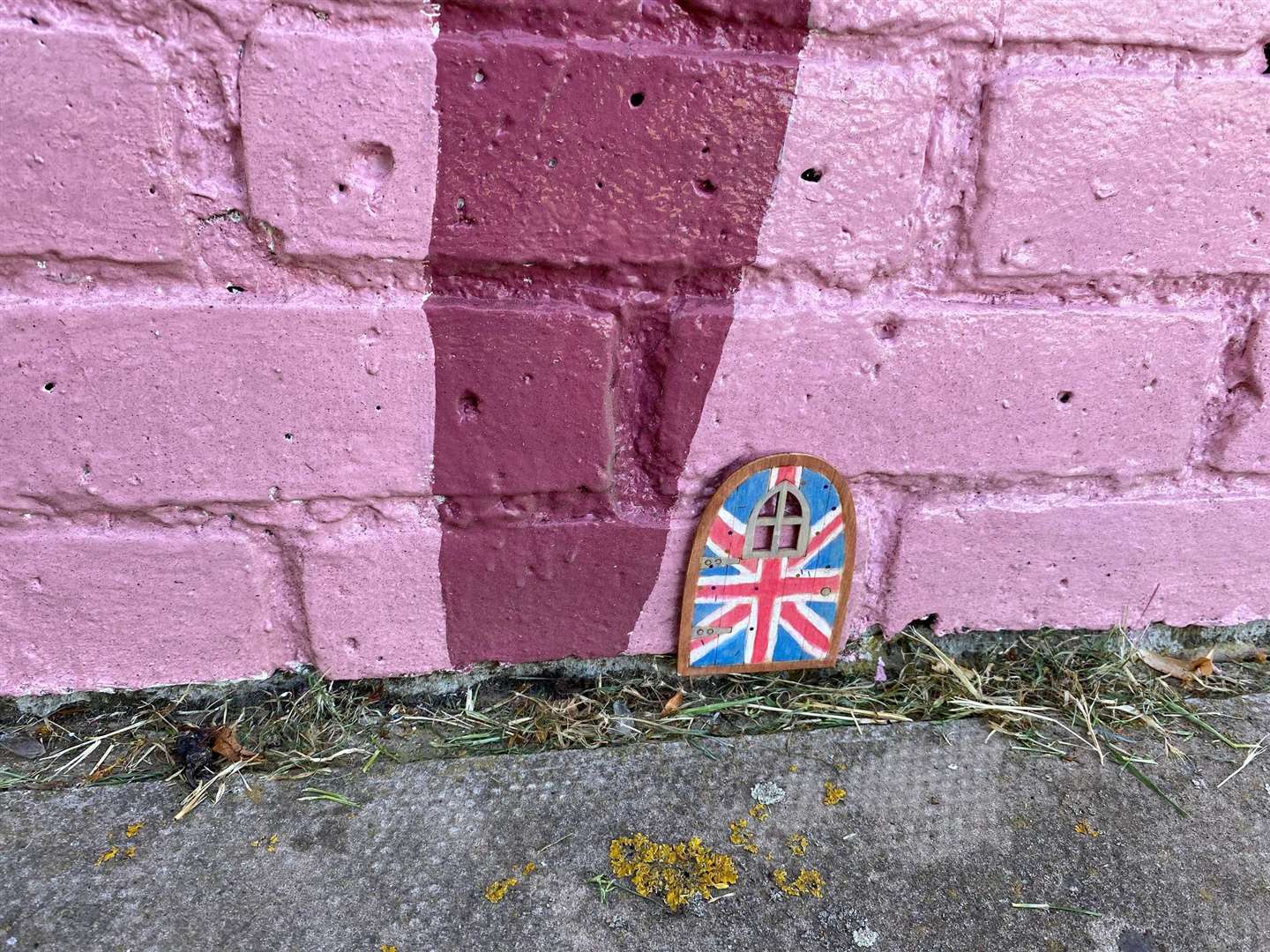 Fairy doors that the community group has put up in an attempt to bring positivity to the park Picture: Stuart Bourne