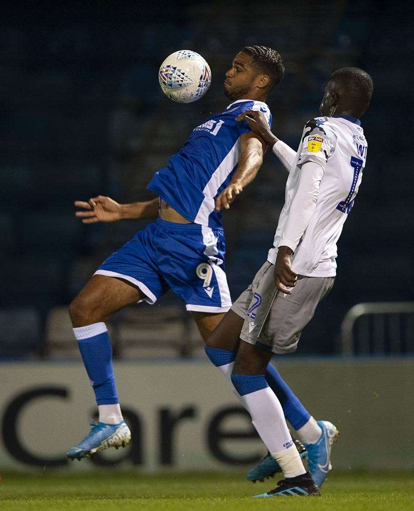 Mikael Mandron wins the ball Picture: Ady Kerry (16099736)