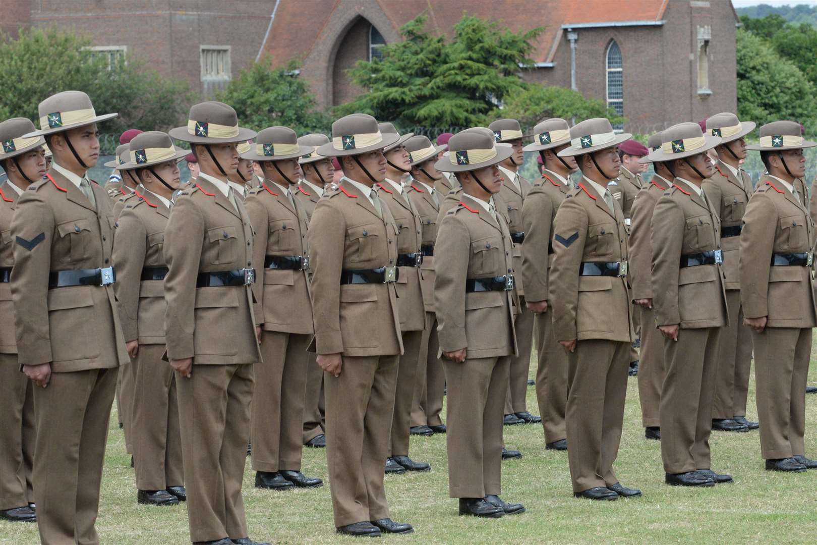 Soldiers from the1st Battalion the Royal Gurkha Rifles at Sir John Moore Barracks helped in the mission