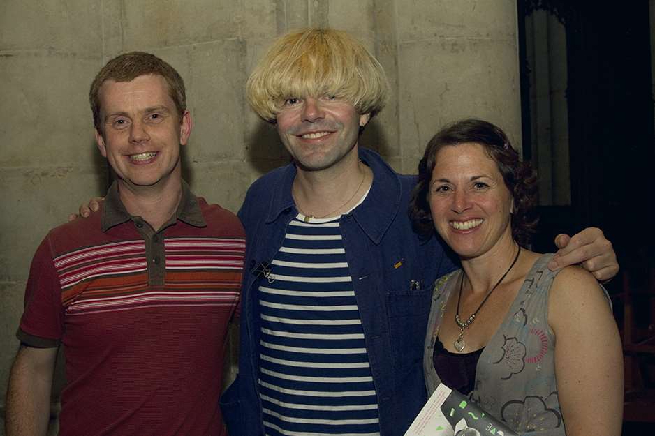 Chris and Su Bailey with Tim Burgess