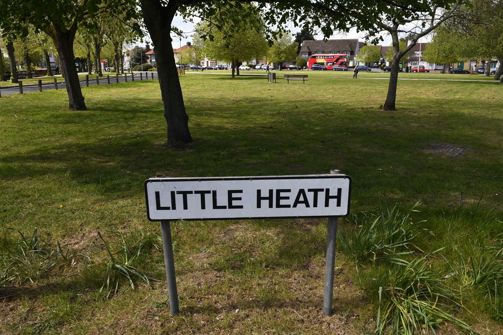 Little Heath in Romford, east London, where Maria Jane Rawlings was found dead (Stefan Rousseau/PA)