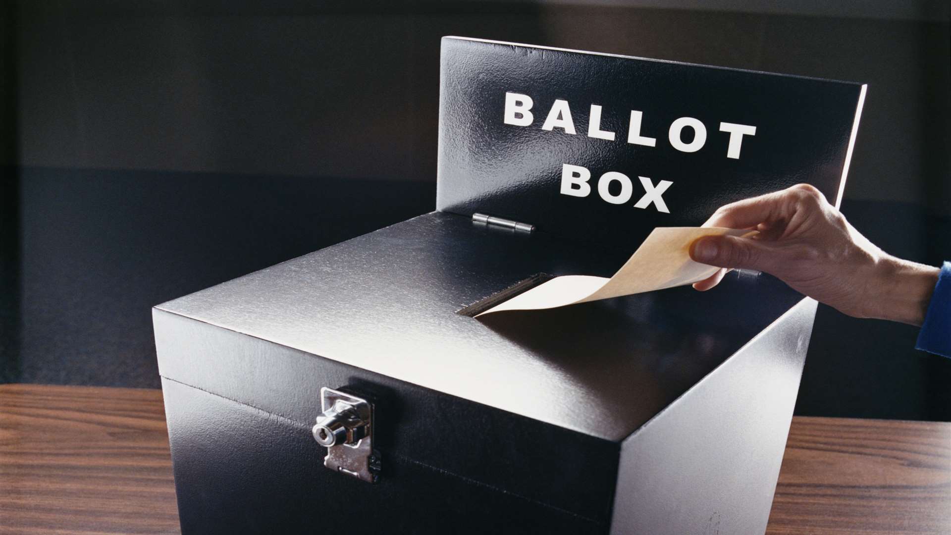 Ballot box. Stock pic