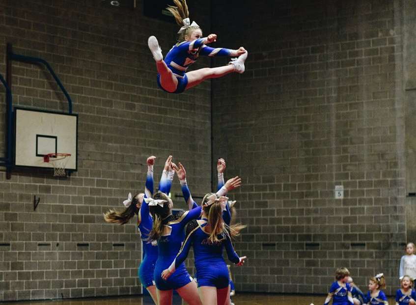 The Vista Twisters started their 2017 training with a showcase of their skills