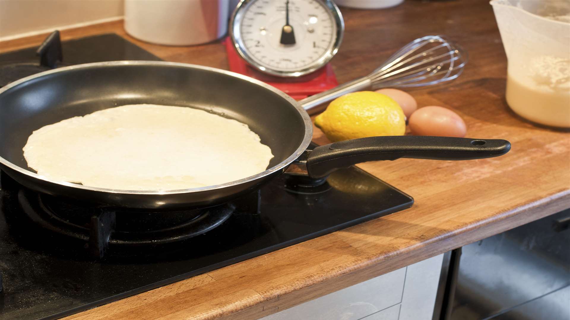 Making pancakes