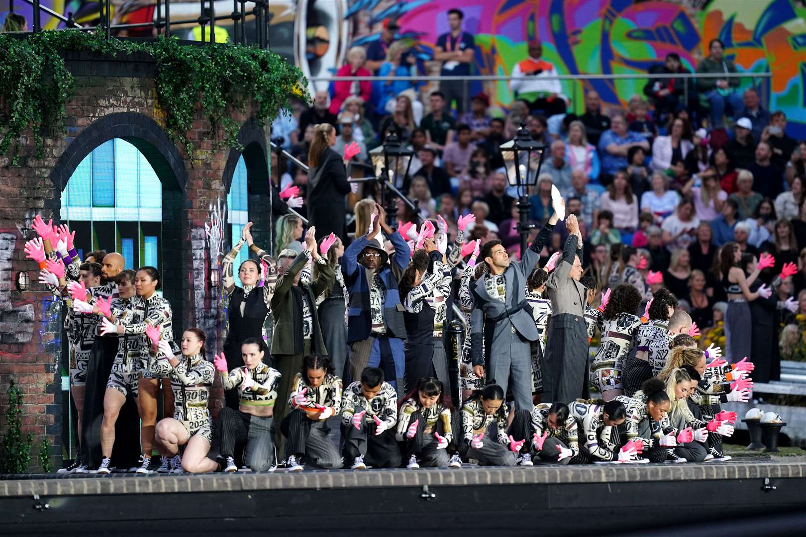 Performers during the opening ceremony (David Davies/PA)