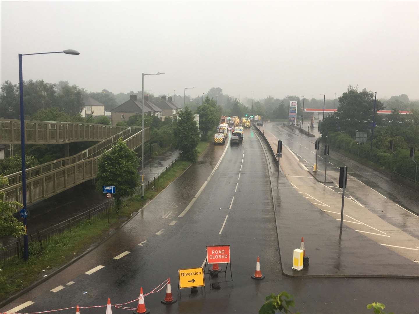 The gas leak is causing travel chaos around Dartford (2258864)