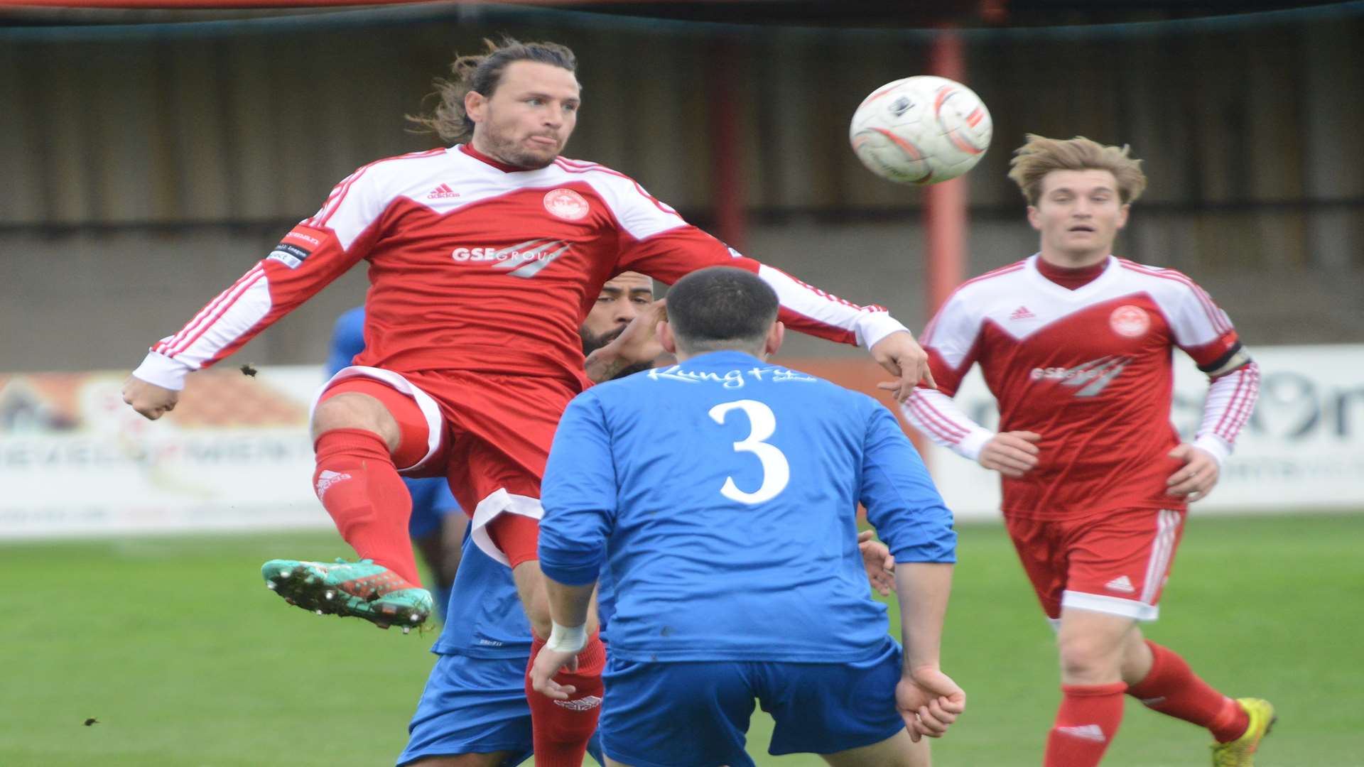 Ryan Johnson pictured during his first spell at Hythe Picture: Gary Browne