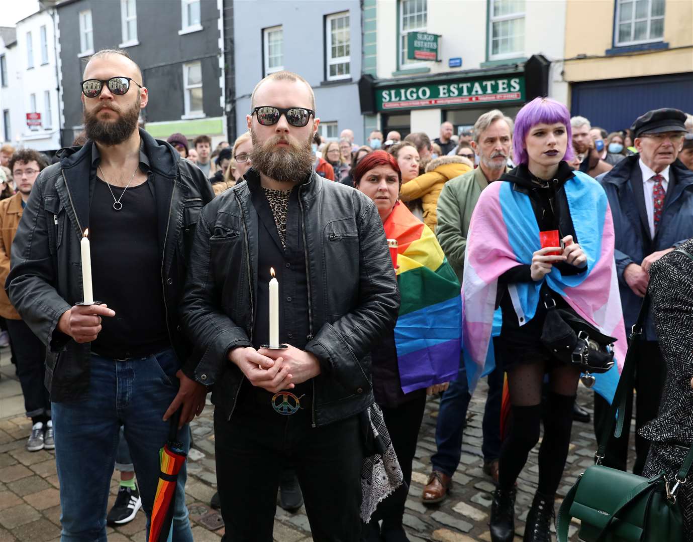 The vigils were held in memory of Aidan Moffitt and Michael Snee (Carl Brennan/PA)