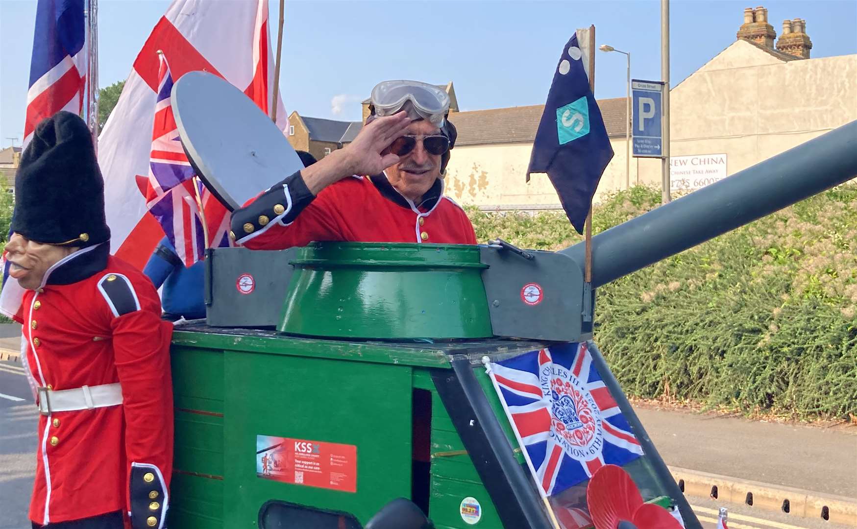 Tim Bell at Sheerness Seaside Festival. Picture: John Nurden