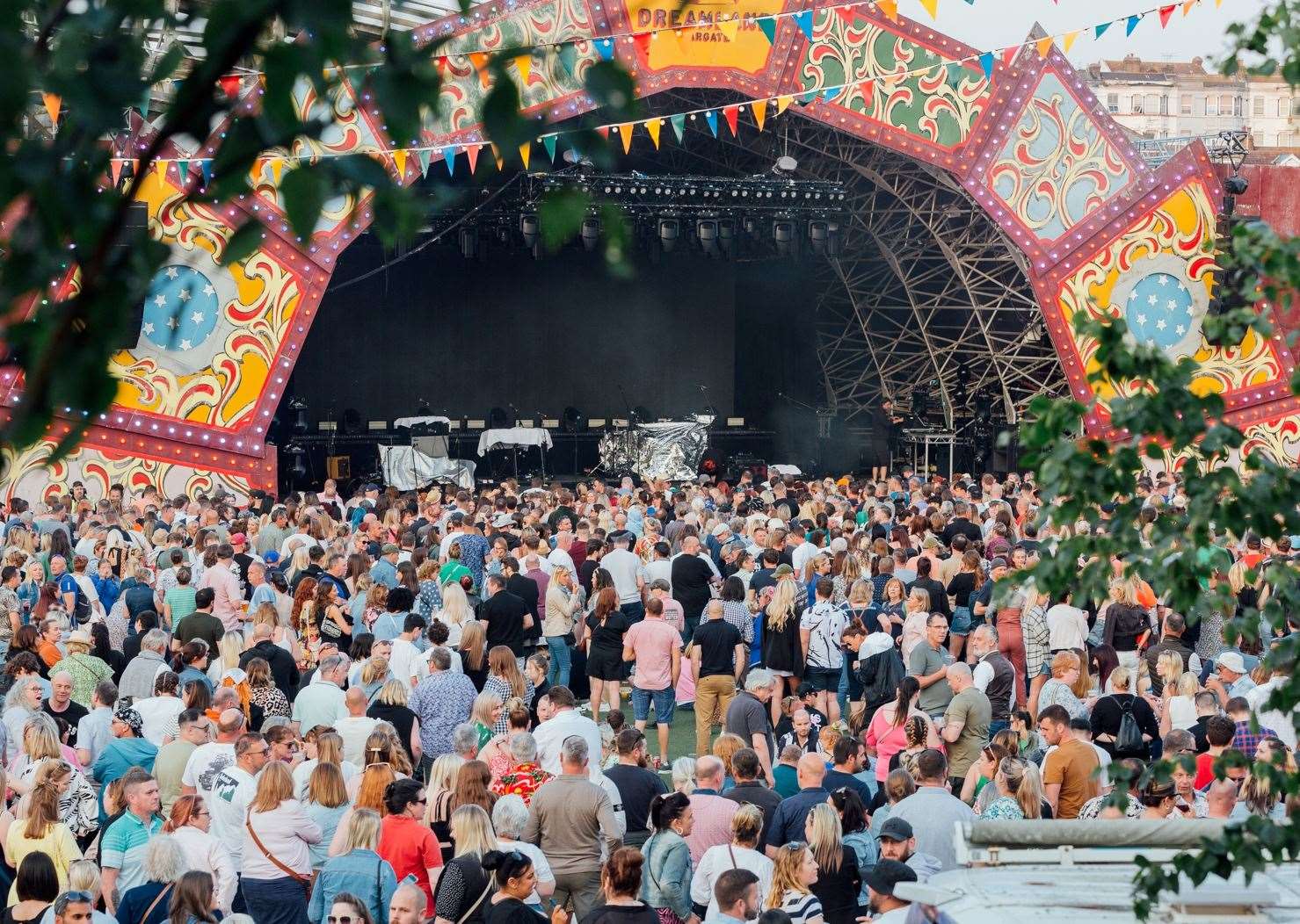 The outdoor stage at Dreamland in Margate. Picture: Dreamland