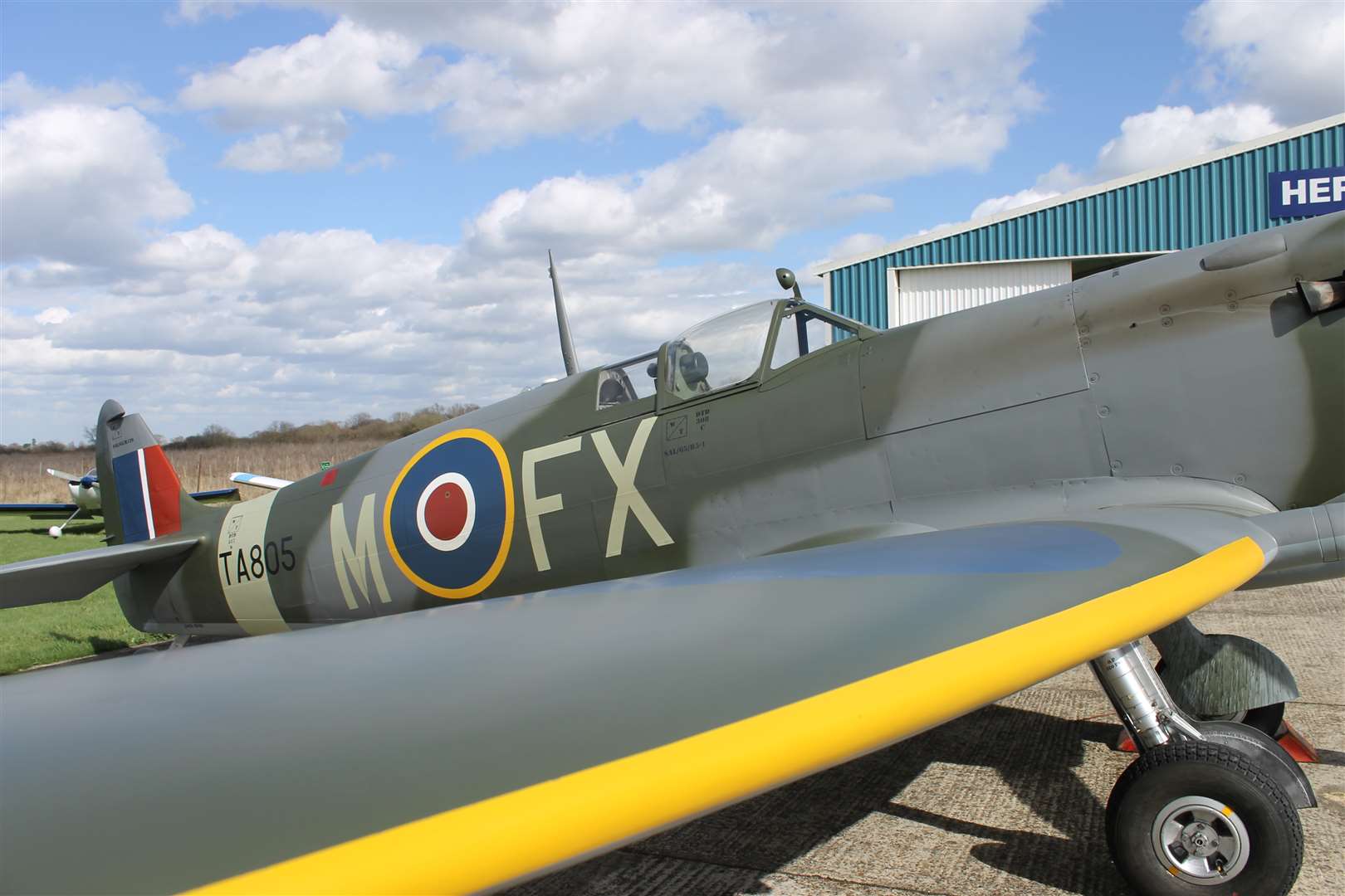 A Vickers Supermarine Mk 9 Spitfire