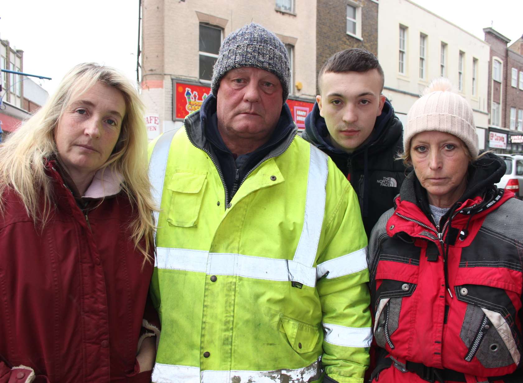 Snow grit: Jayne Goodwin, Kenny Gibbard, Andrew Saunders, Mandy Burdick