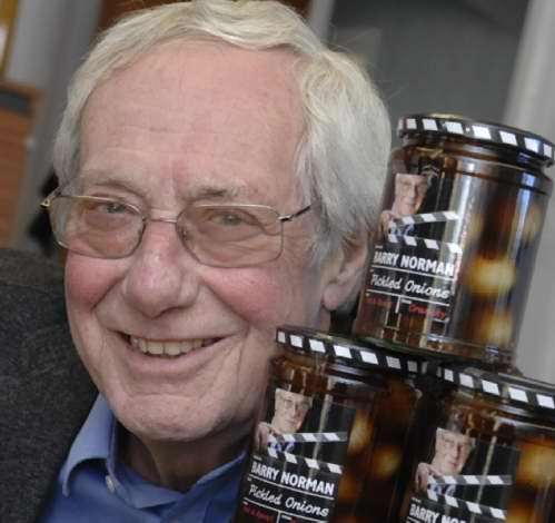 Barry Norman with his pickled onions. Picture: GRANT FALVEY