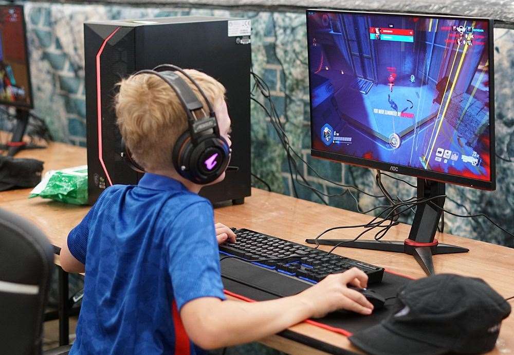 There will be video games and retro arcade games for kids - and big kids - over the weekend. Picture: Historic Dockyard Chatham
