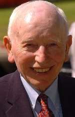 John Surtees OBE at Buckmore Park Karting Circuit