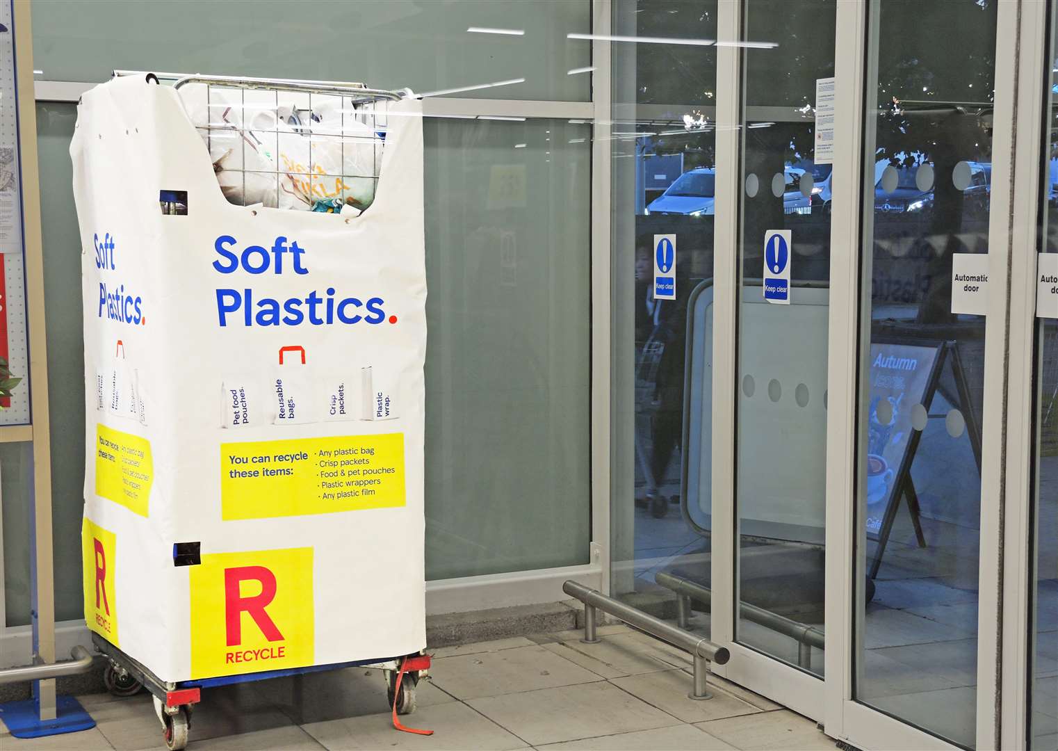 A soft plastics collection point at a Tesco store (EIA UK/PA)