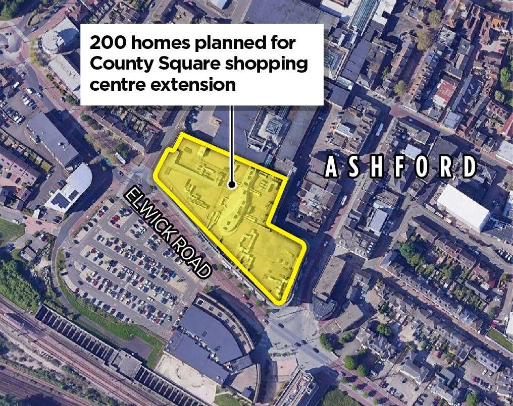 The County Square shopping centre extension is earmarked for development