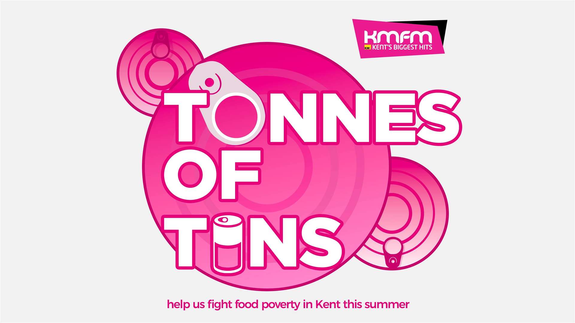 kmfm wants to collect as many tonnes of tins as possible over the next six weeks