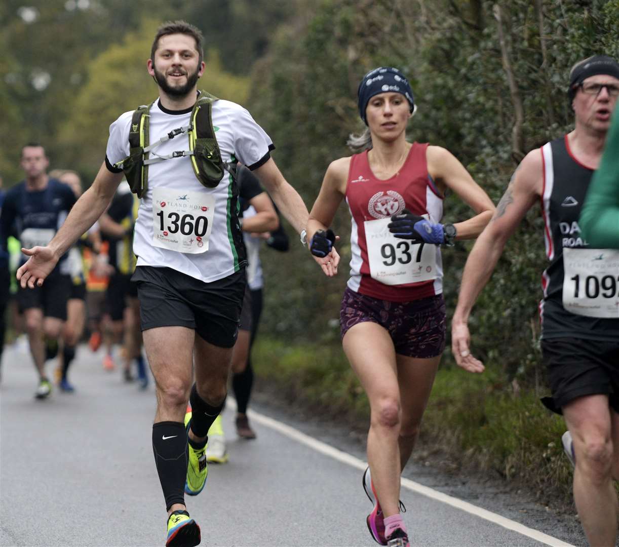 Left, No.1360 Ryan Worsley of Maidstone Harriers. Picture: Barry Goodwin (62013787)