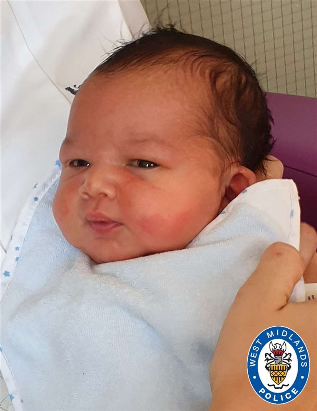 The baby boy was named George by hospital staff (West Midlands Police/PA)