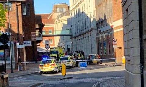 Police have cordoned off an area near Whitefriars (11876163)