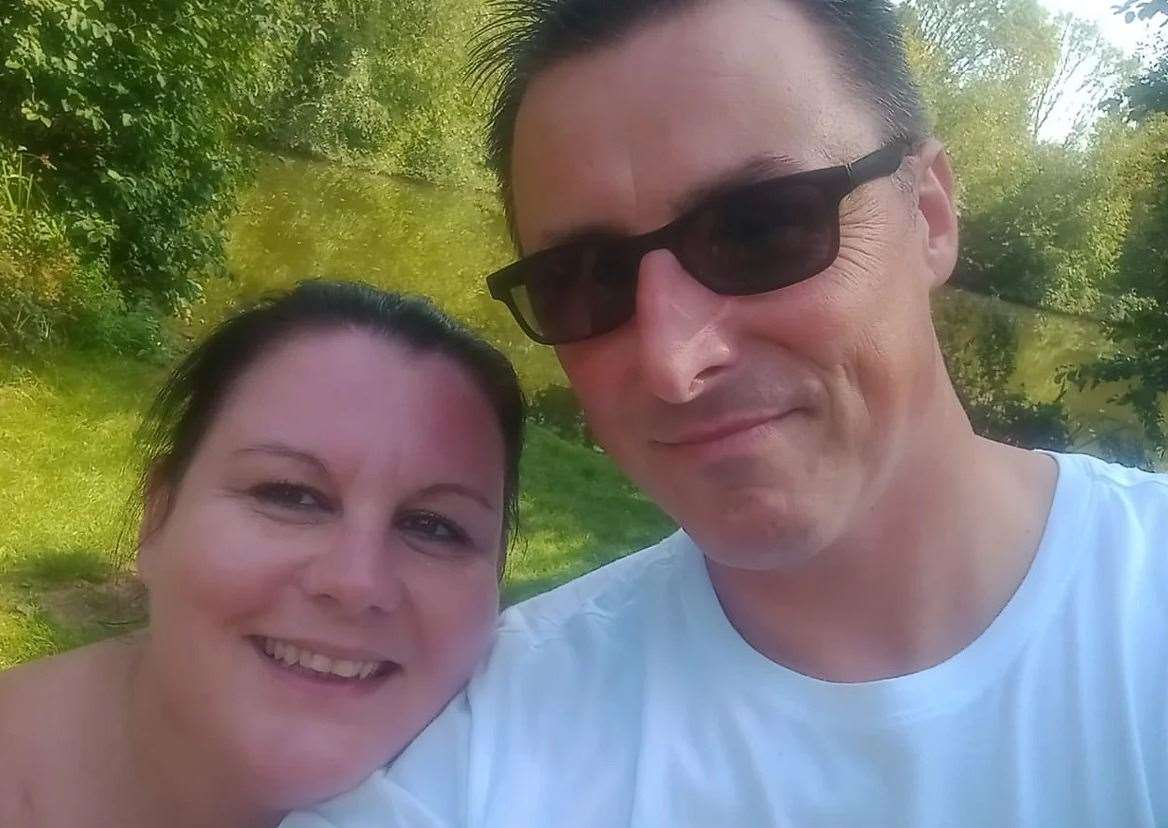 Emma Urquhart and Tony Deaville, from Ashford, were together for 17 years. Picture: Tony Deaville