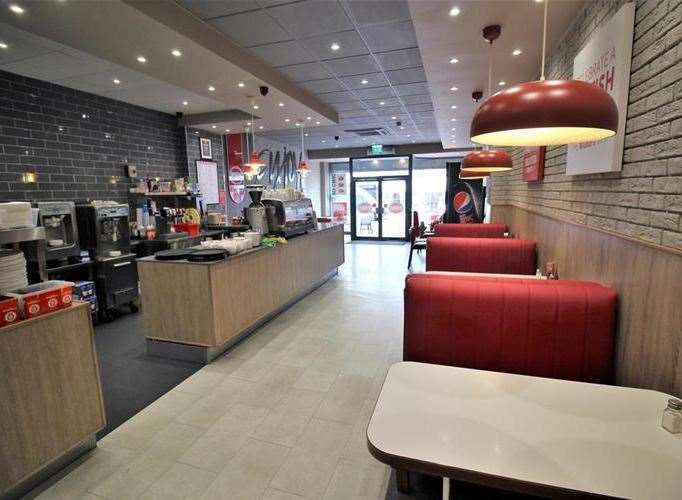 Inside Wimpy, Sittingbourne. Picture: Apex Business Sales