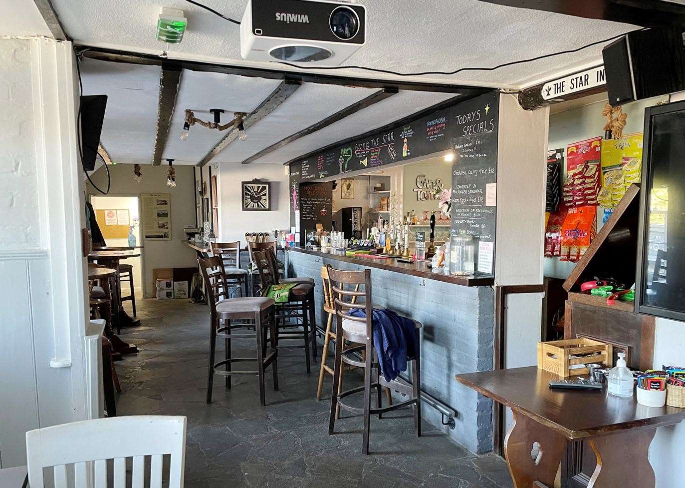 The bar area of The Star Inn on Romney Marsh. Picture: Clive Emson