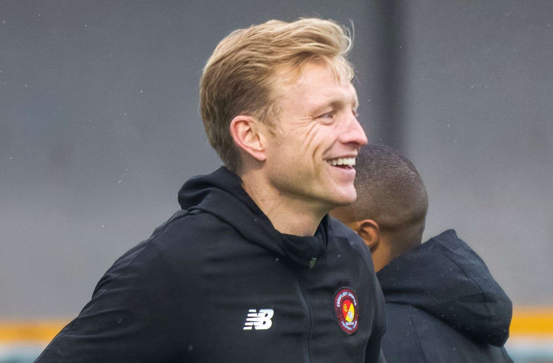 New Ebbsfleet manager Josh Wright. Picture: Ed Miller/EUFC