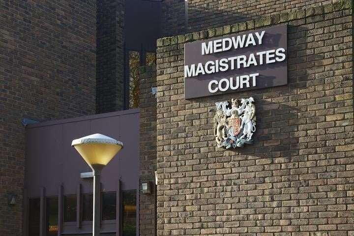 Perry was found guilty in her absence at Medway Magistrates' Court. Stock picture