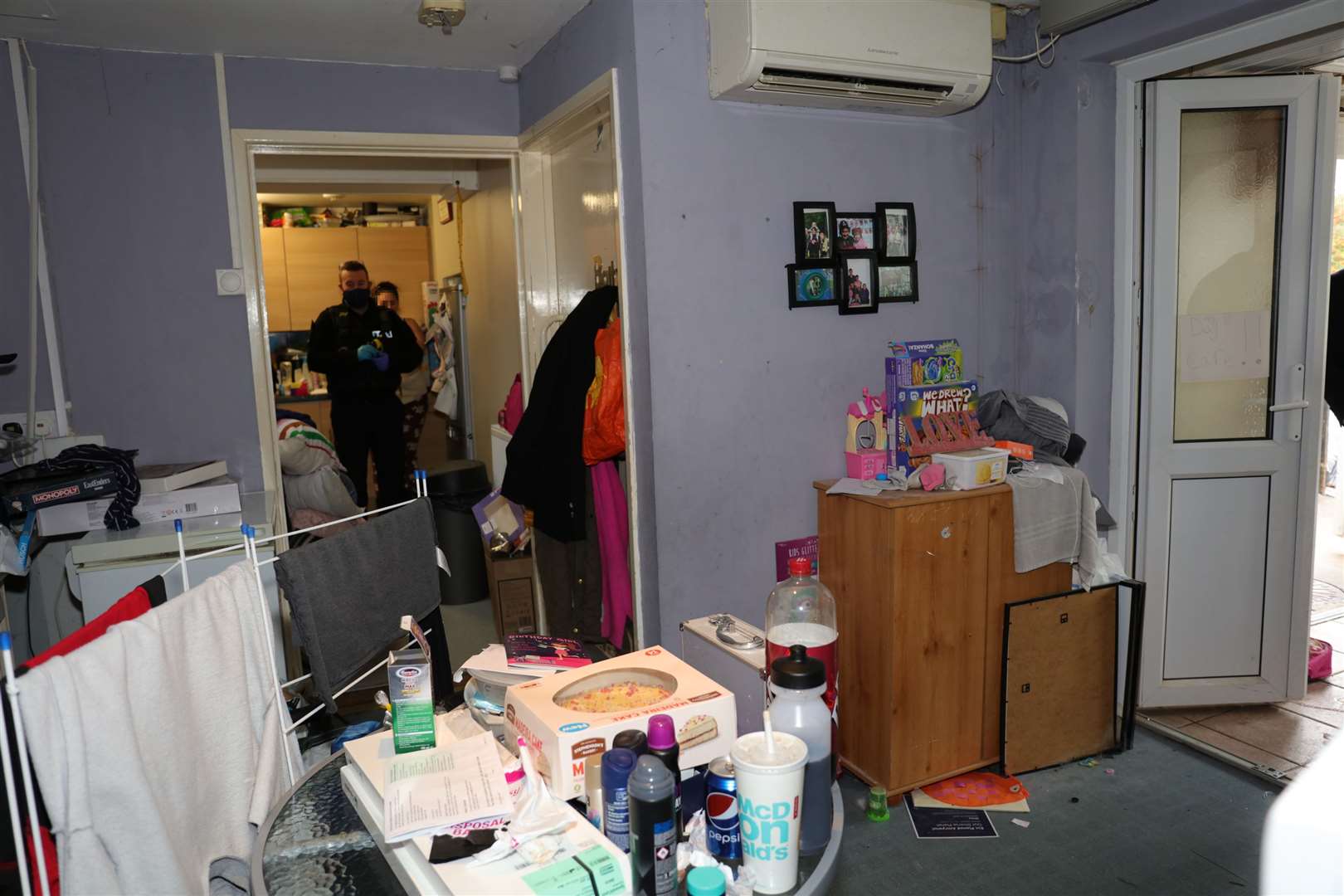 Kaylea’s bedroom was left in a squalid condition (Dyfed-Powys Police/PA)