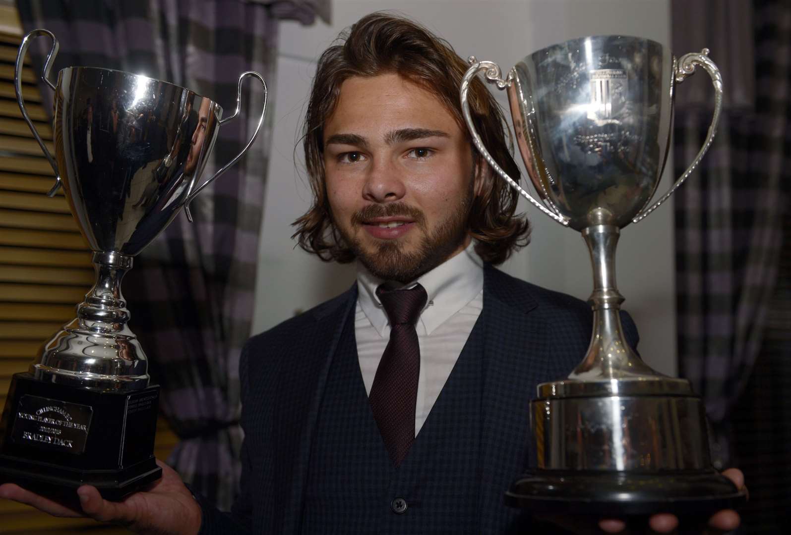 Bradley Dack won player-of-the-year and the young player award at Gillingham in 2016. Picture: Barry Goodwin