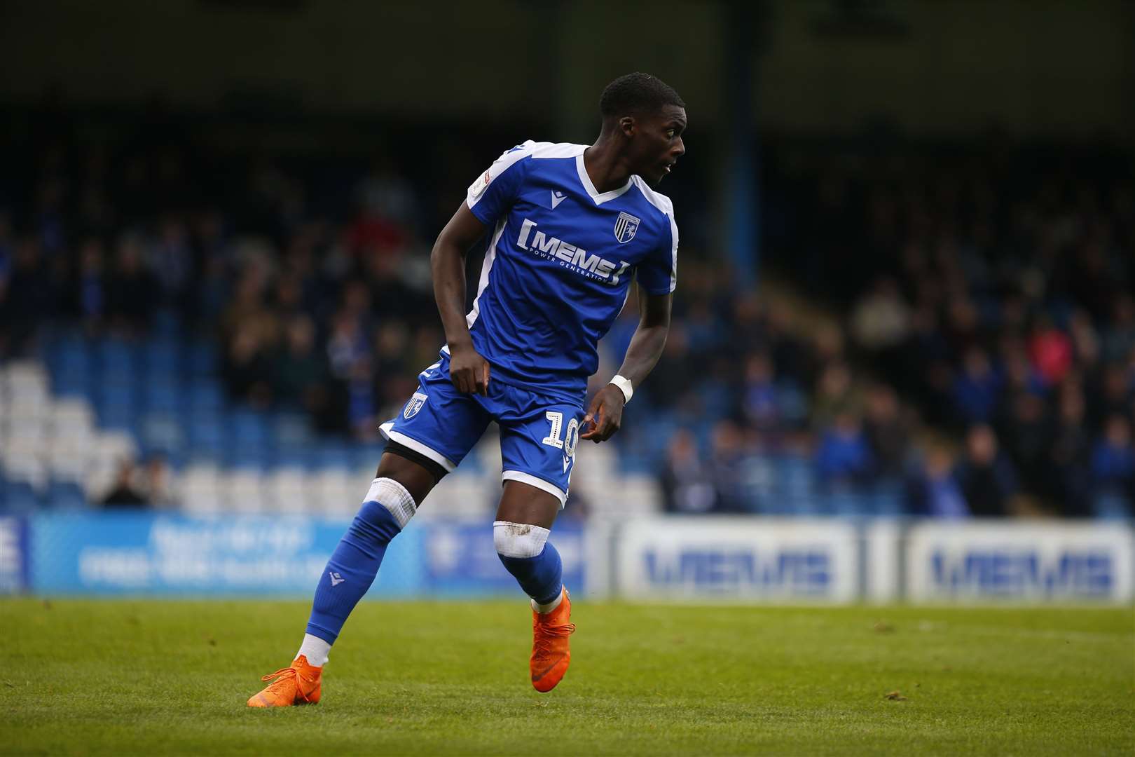 Gillingham striker Mikael Ndjoli Picture: Andy Jones