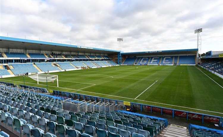 Gillingham have increased the number of cameras in the Rainham End after incidents during last weekend’s defeat at Priestfield. Picture: Keith Gillard