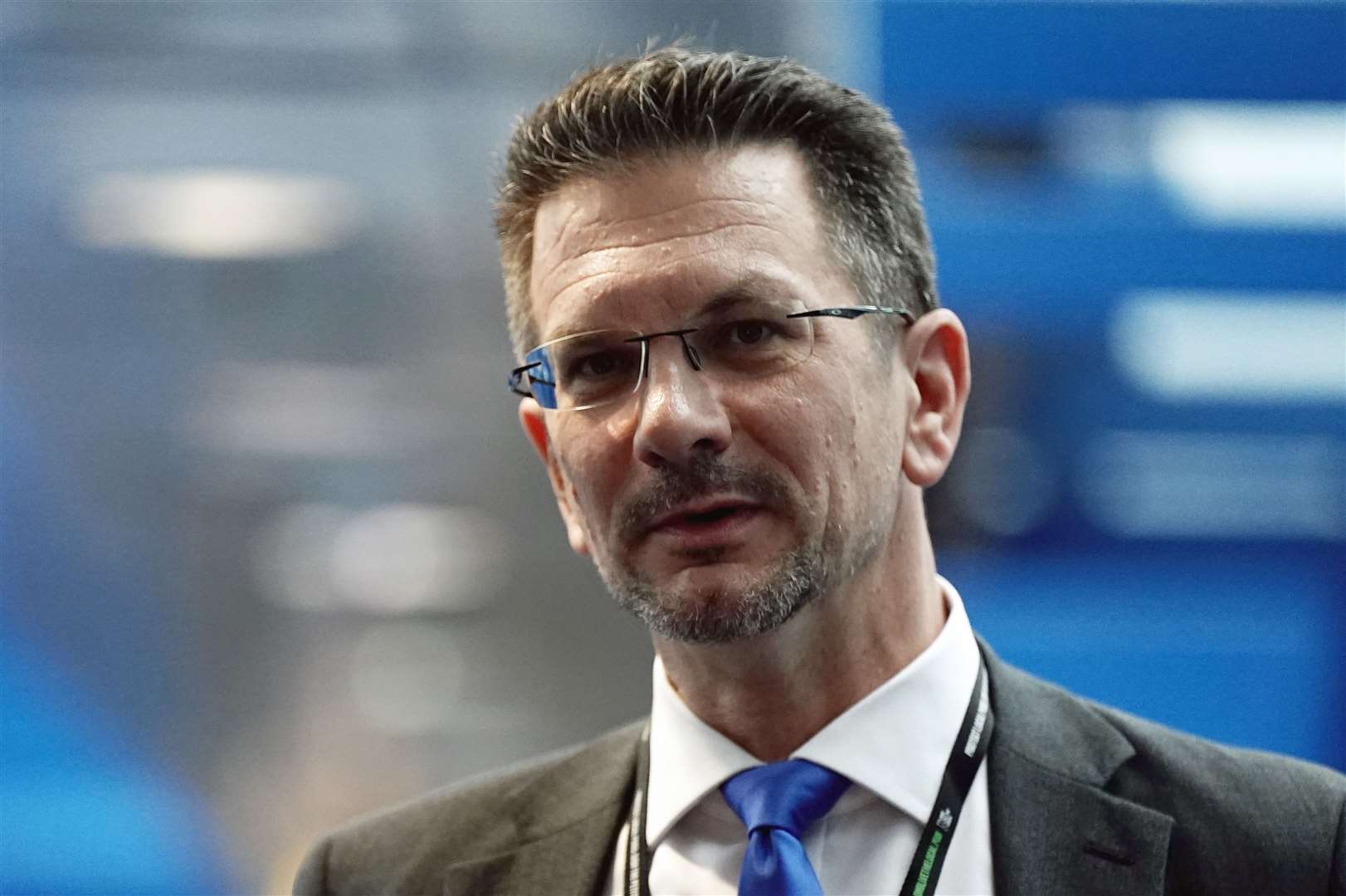 Steve Baker, the UK’s minister for Northern Ireland, has apologised over his previous ‘ferocious’ negotiating stance on Brexit (Aaron Chown/PA)