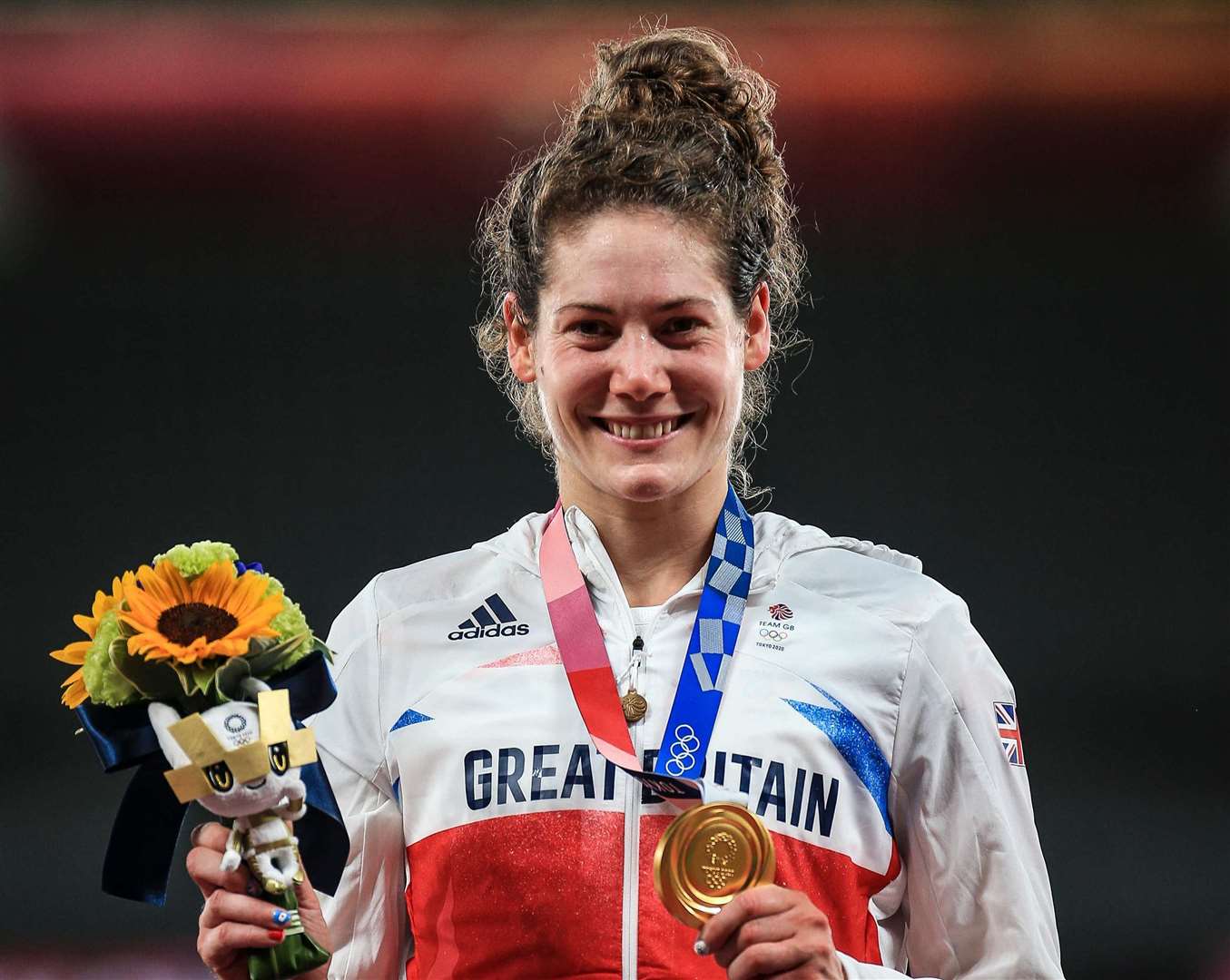 Kate French from Meopham won gold at the Tokyo Olympics in modern pentathlon. Picture: UPIM Media