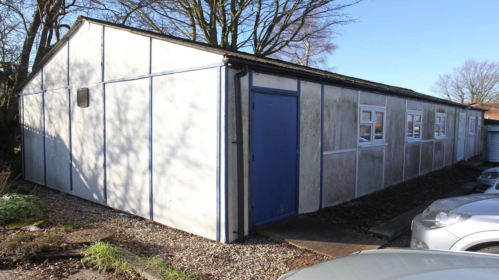 The Meopham Table Tennis Club dilapidated building that has been awarded £49,500 for refurbishment from the National Lottery.